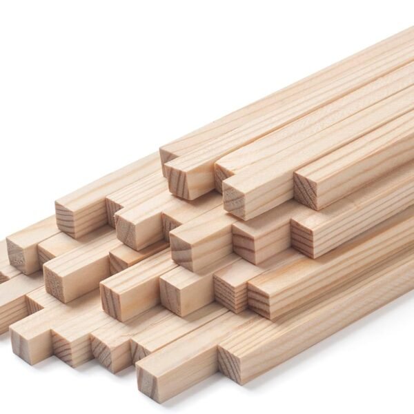 Square Wooden Dowels - 5/16" x 15", 30 PCS