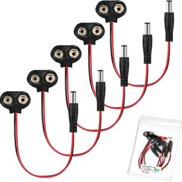 9v Battery Connector Plug Arduino Battery Power